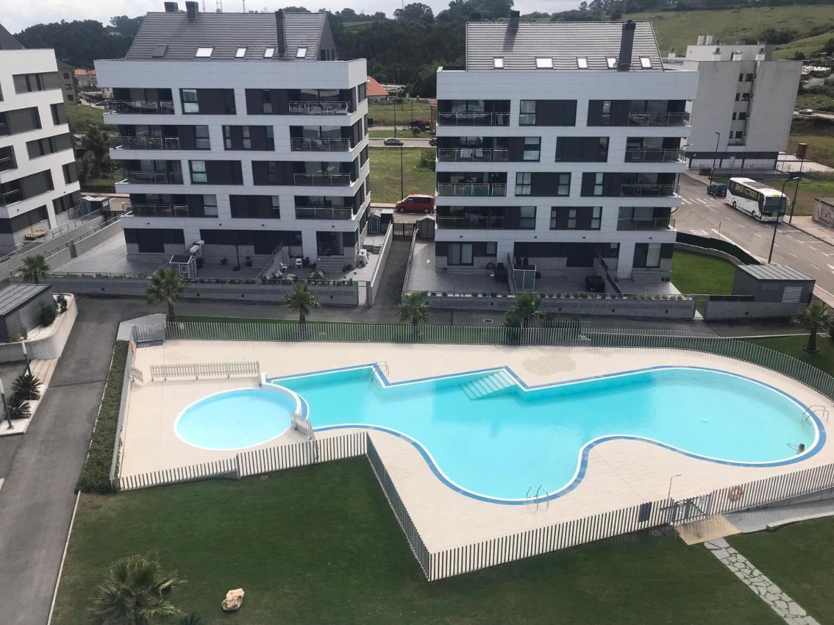 Apartamento Atico Miramar, Luanco Luaran gambar